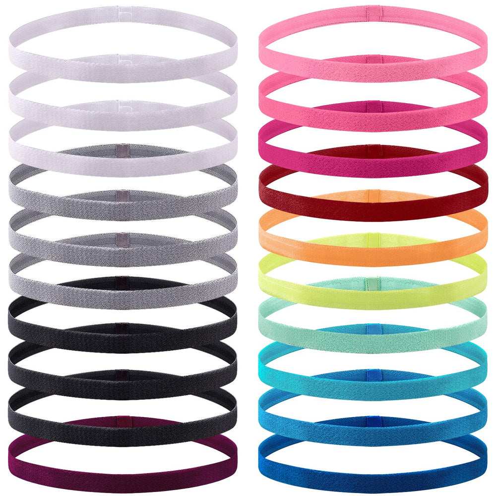 Duufin: bandas elasticas 20 piezas en colores variados para entrenar sin dañar el peinado.