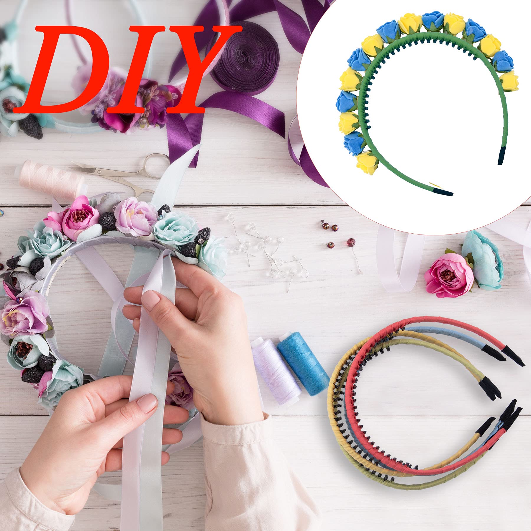 Diadema Duufin con dientes rosa, perfecta para diario y fiestas