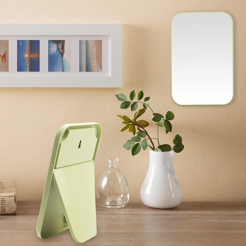 DVHOK 8-inch HD glass makeup mirror delivers a clear reflection for routines.