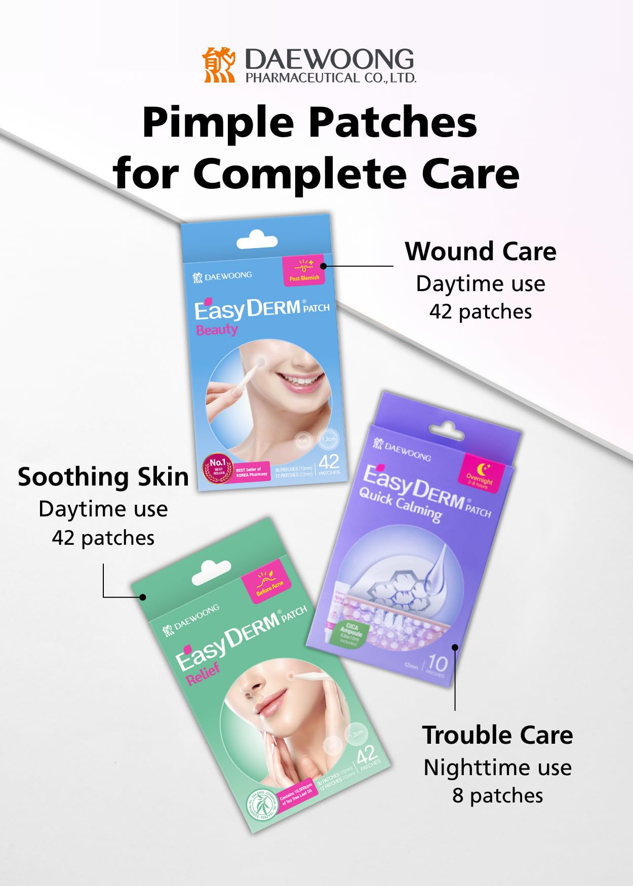 Aplicación con pinzas de DWEasyDerm para una manipulación higiénica.