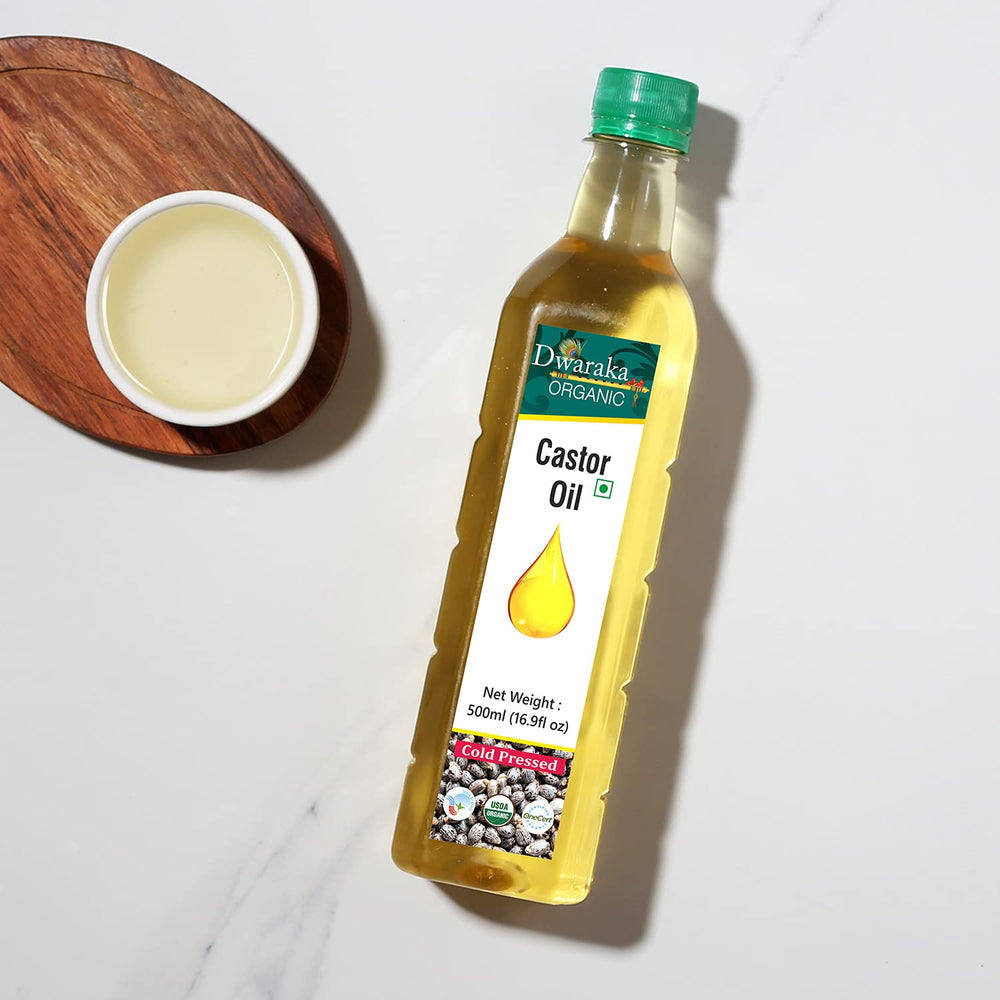 Dwaraka Aceite de Ricino para cuidado de la piel y nutrición facial.