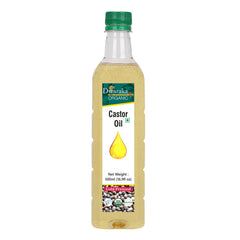 Dwaraka Aceite de Ricino prensado en frío para cuidado de cabello y piel.