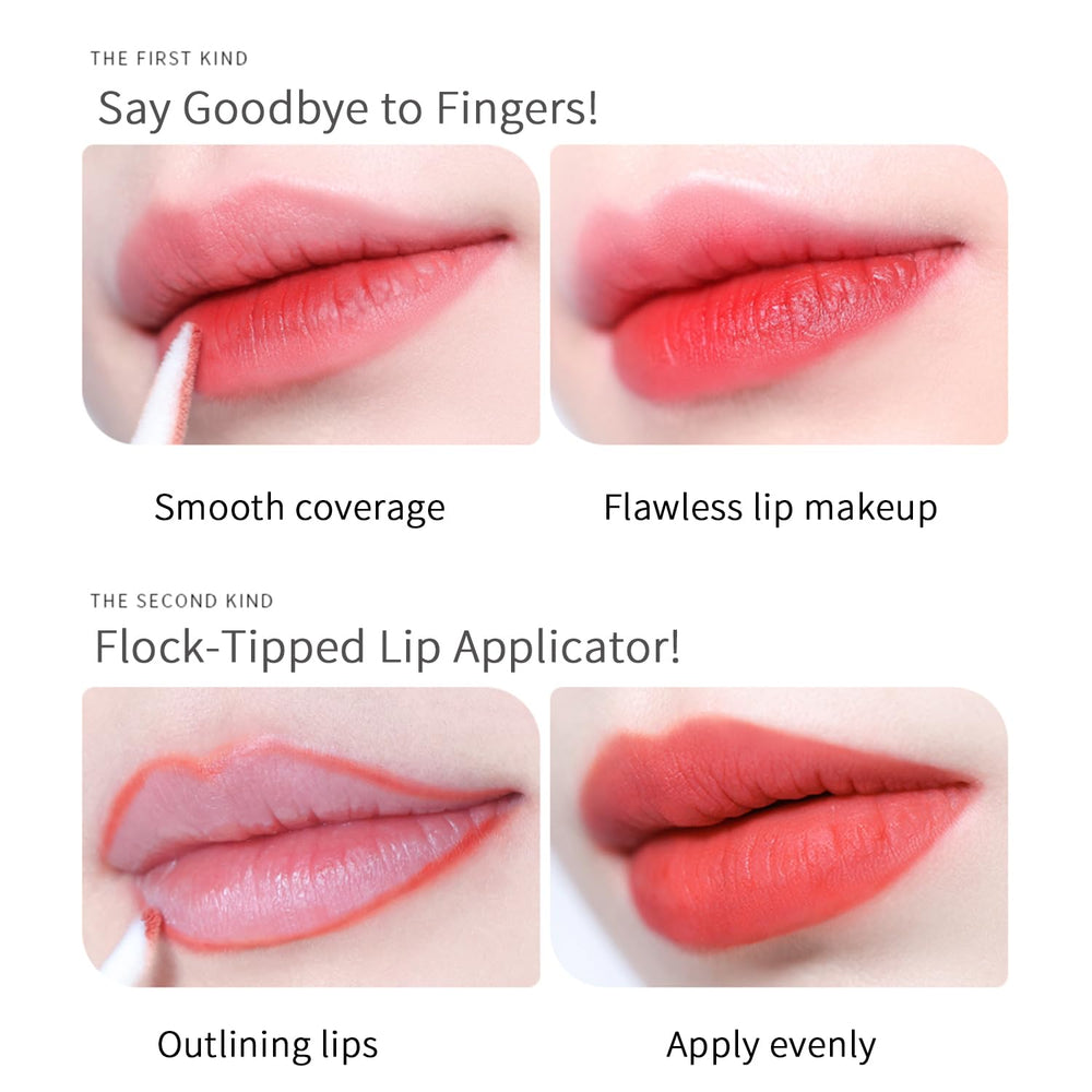 DWNDN micro swab brushes enable precise remover application on lashes.