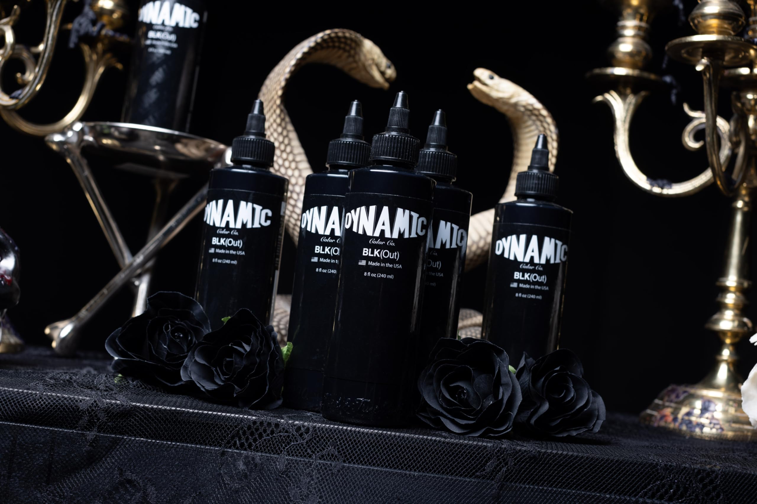 Dynamic Color Co BLKout high pigment concentration supports bold black