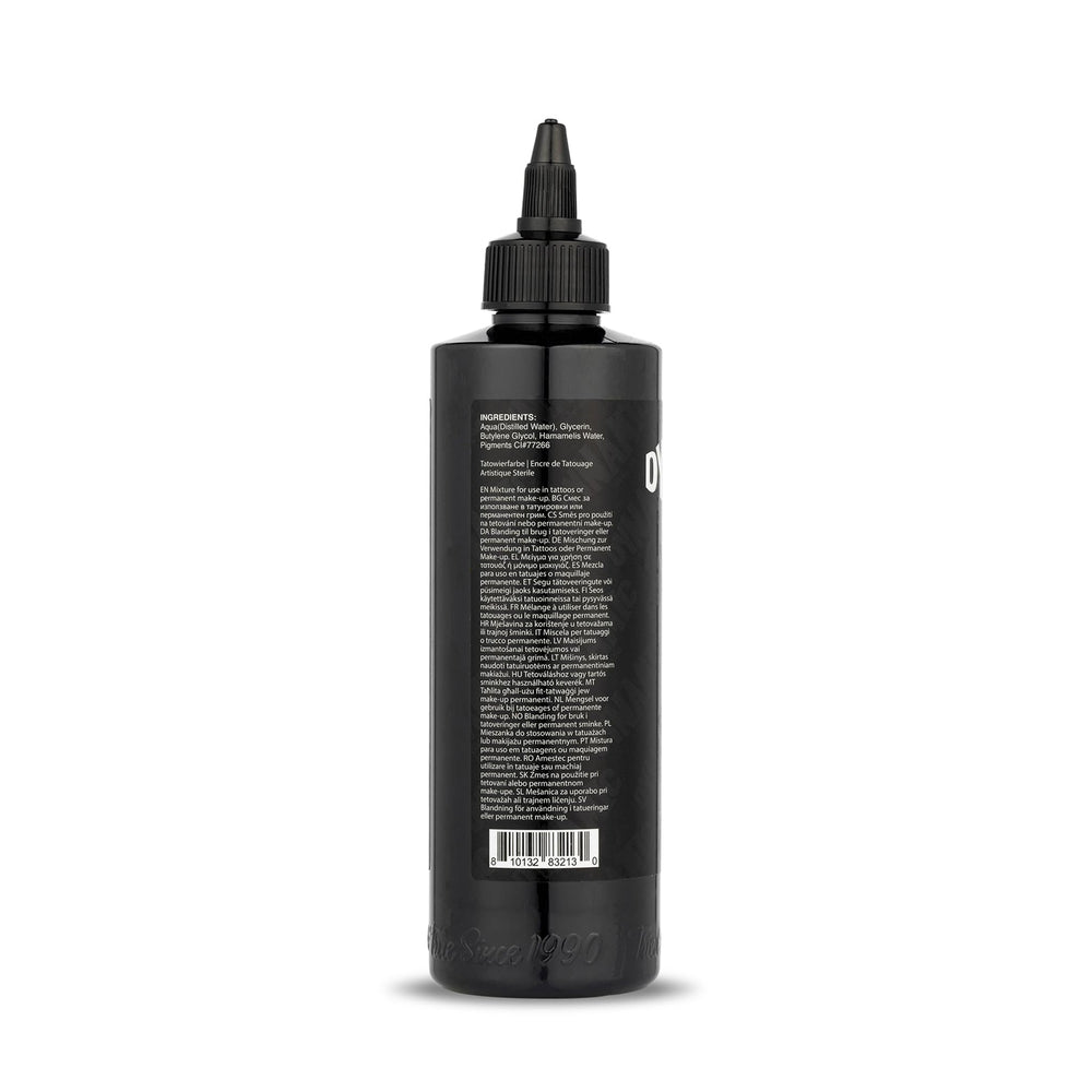 Dynamic Color Co BLKout close-up shows dense pigment for deep blacks
