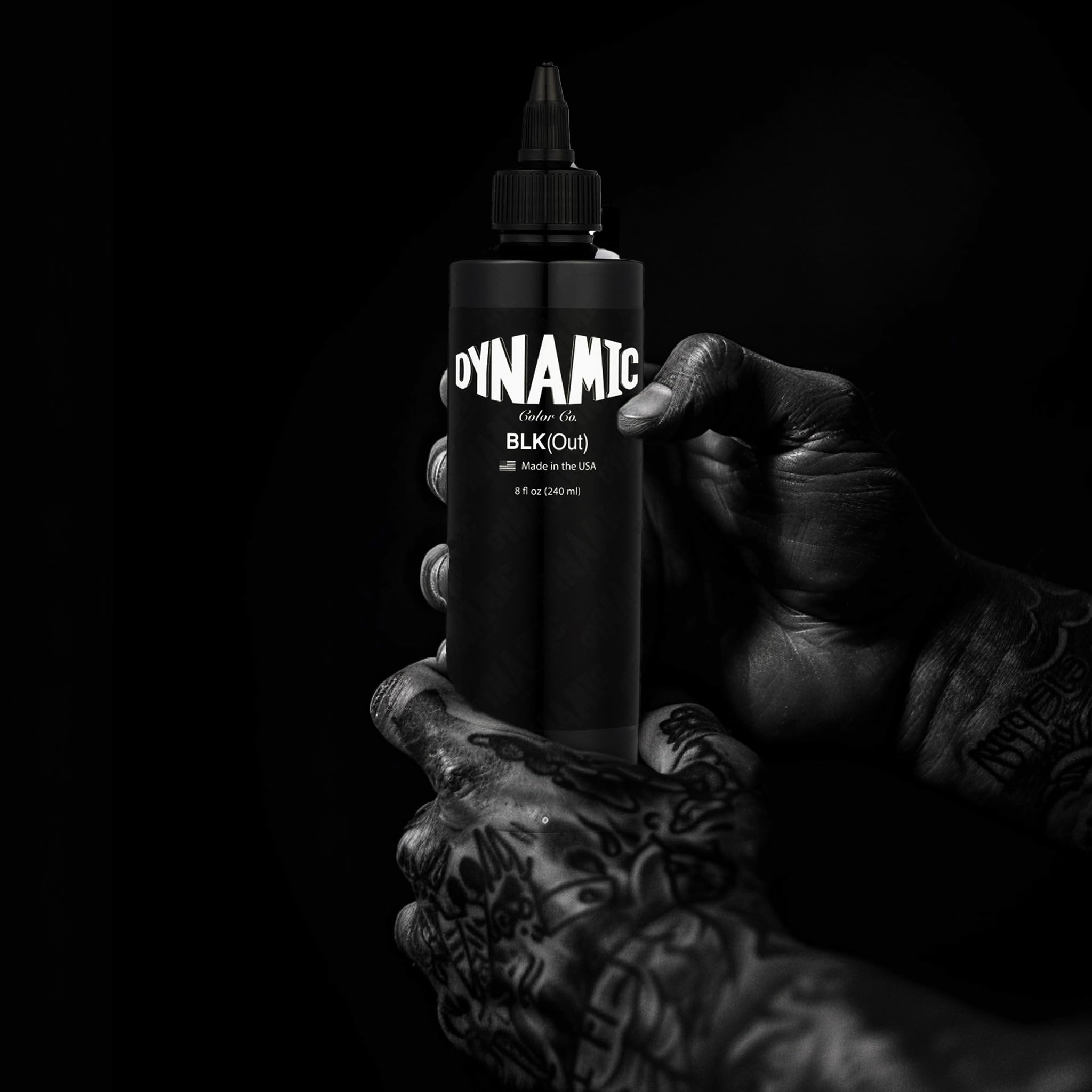 Dynamic Color Co BLKout pre-sterilized ink ensures safety and hygiene