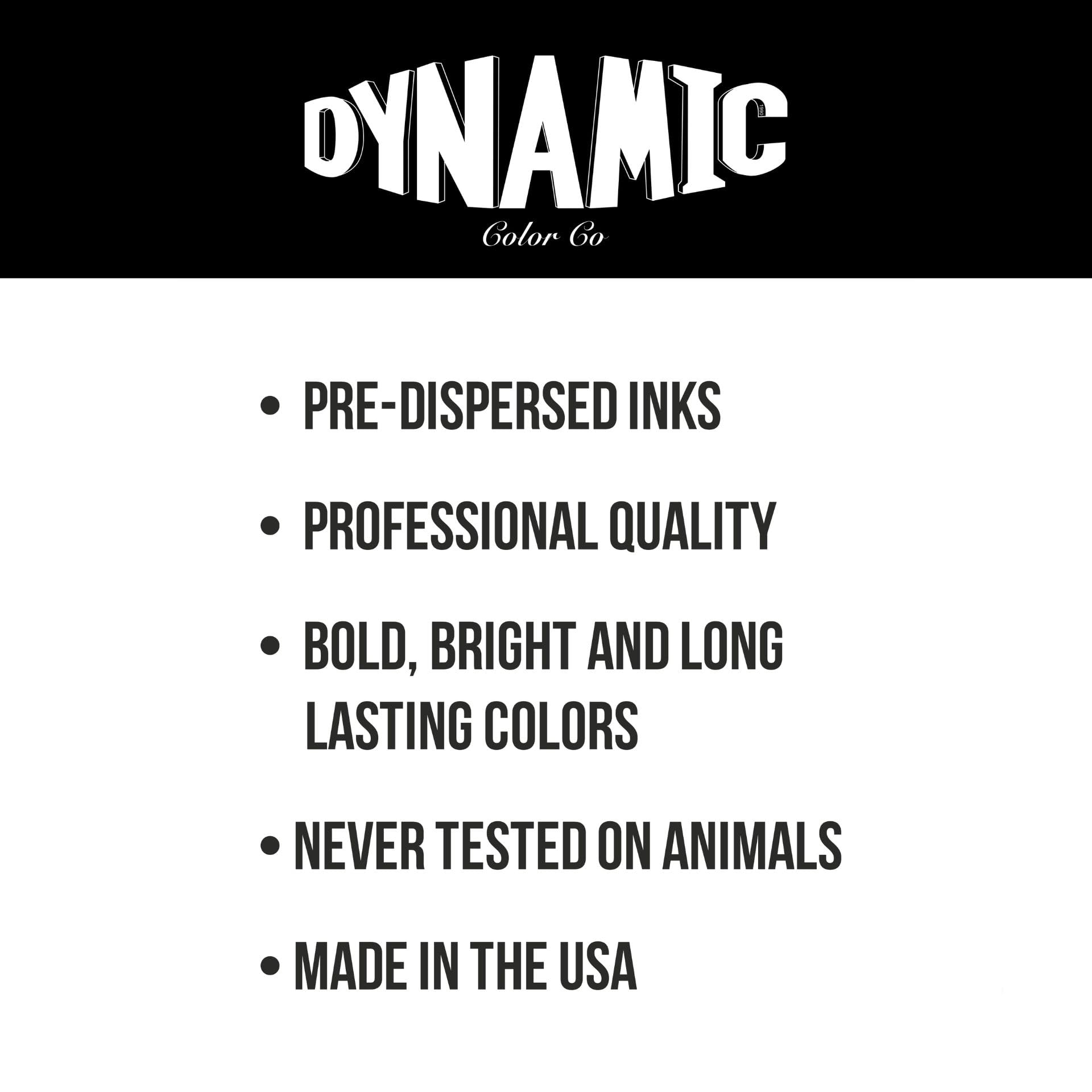 Dynamic Color Co Circa Color Turquoise ink for saturated color blocks.