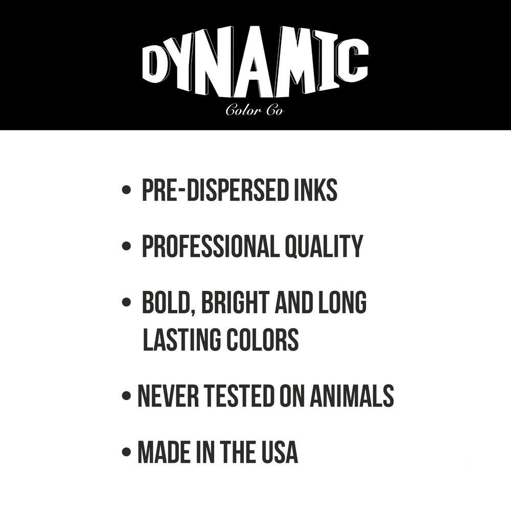 Dynamic Color Co Circa Color Turquoise ink for saturated color blocks.