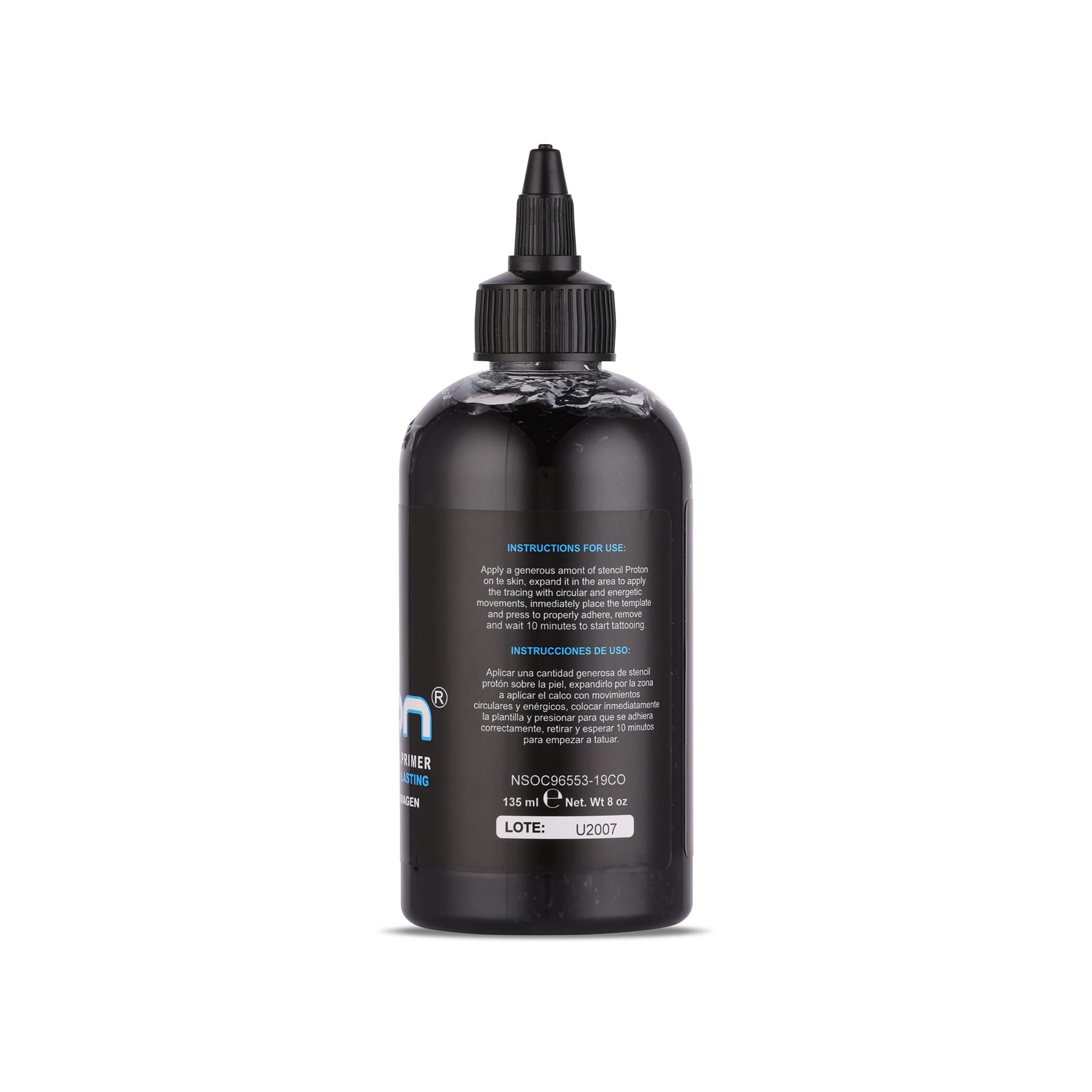 Proton stencil primer enabling crisp, distortion-free transfer of the design