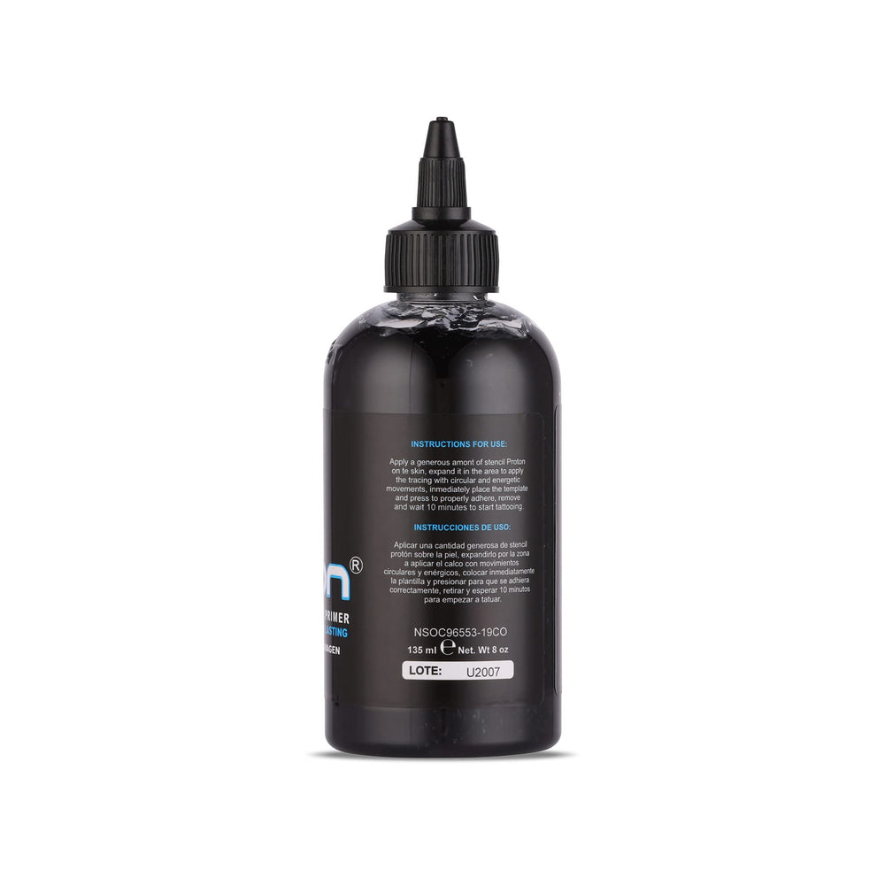 Proton stencil primer enabling crisp, distortion-free transfer of the design