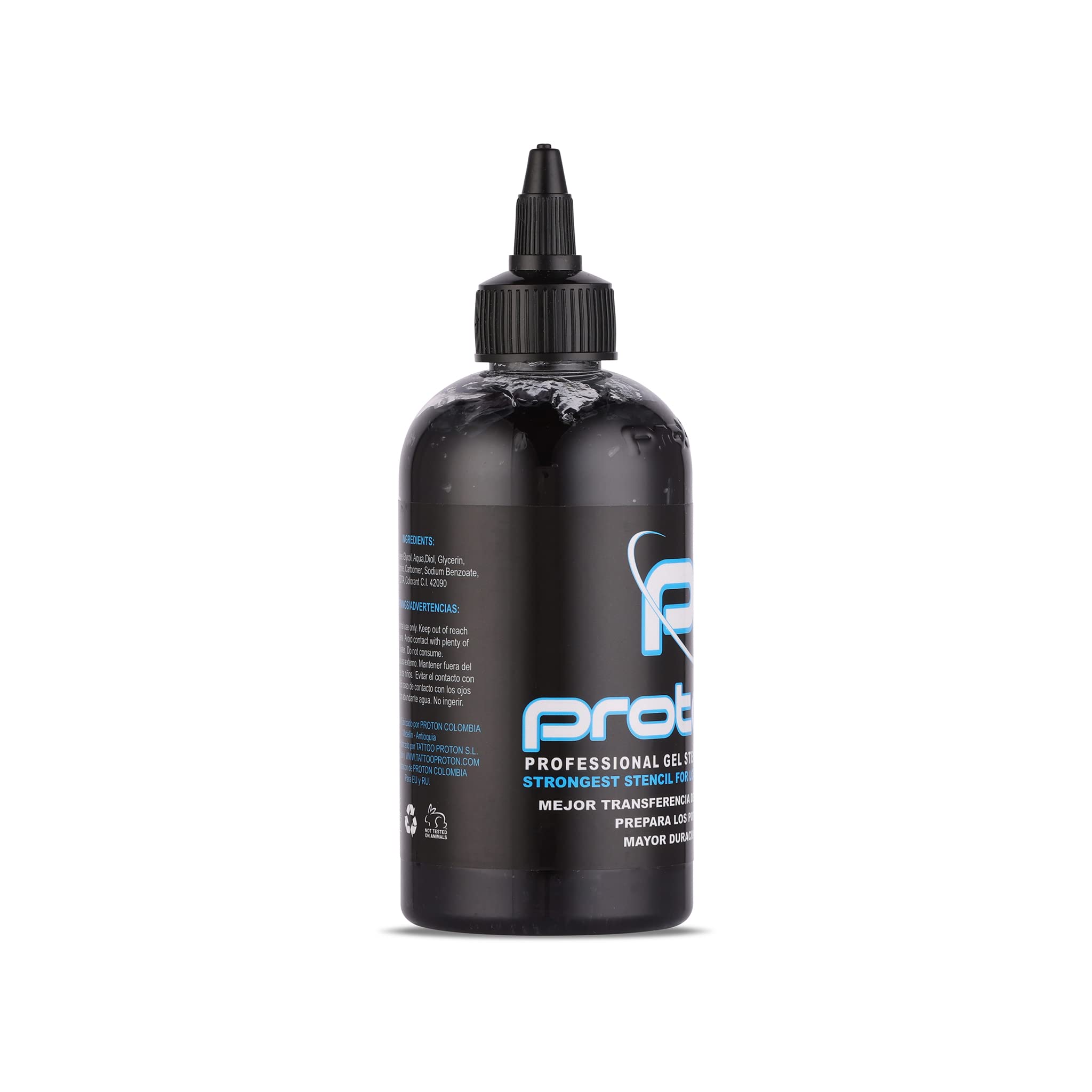 Made in Spain Proton stencil primer packaging and label for quality assurance