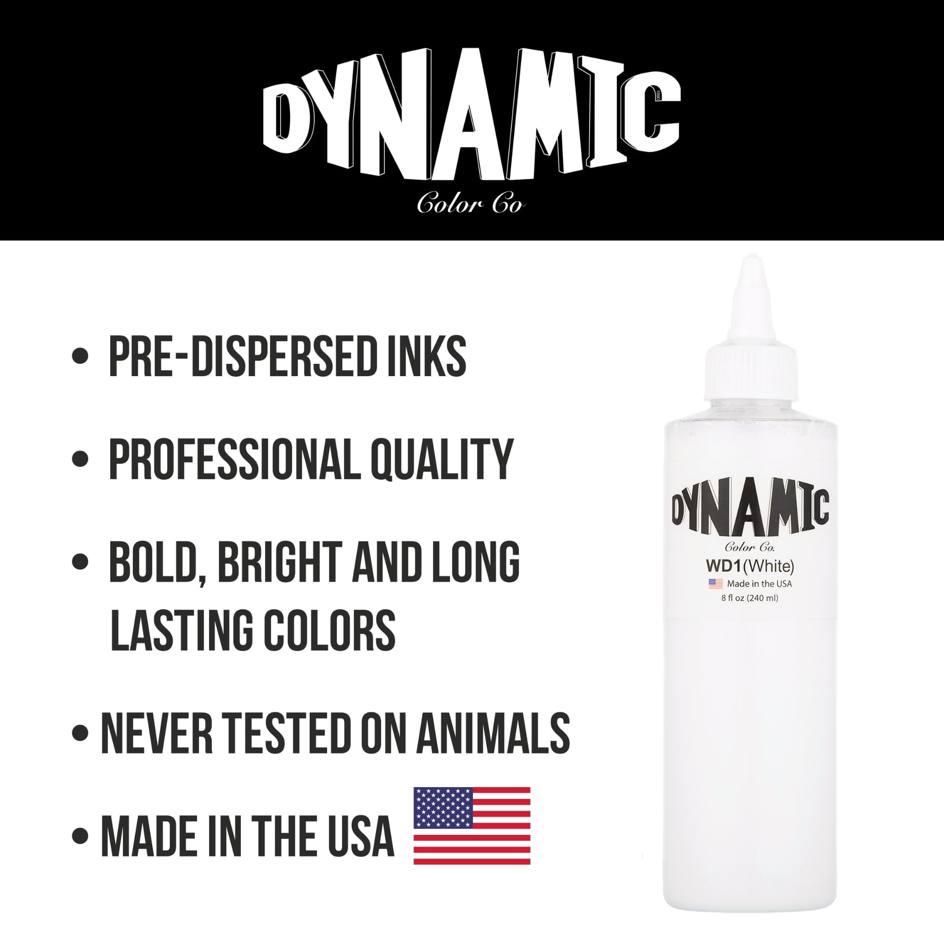 Dynamic Color Co 30-color range enables custom pigment blends.