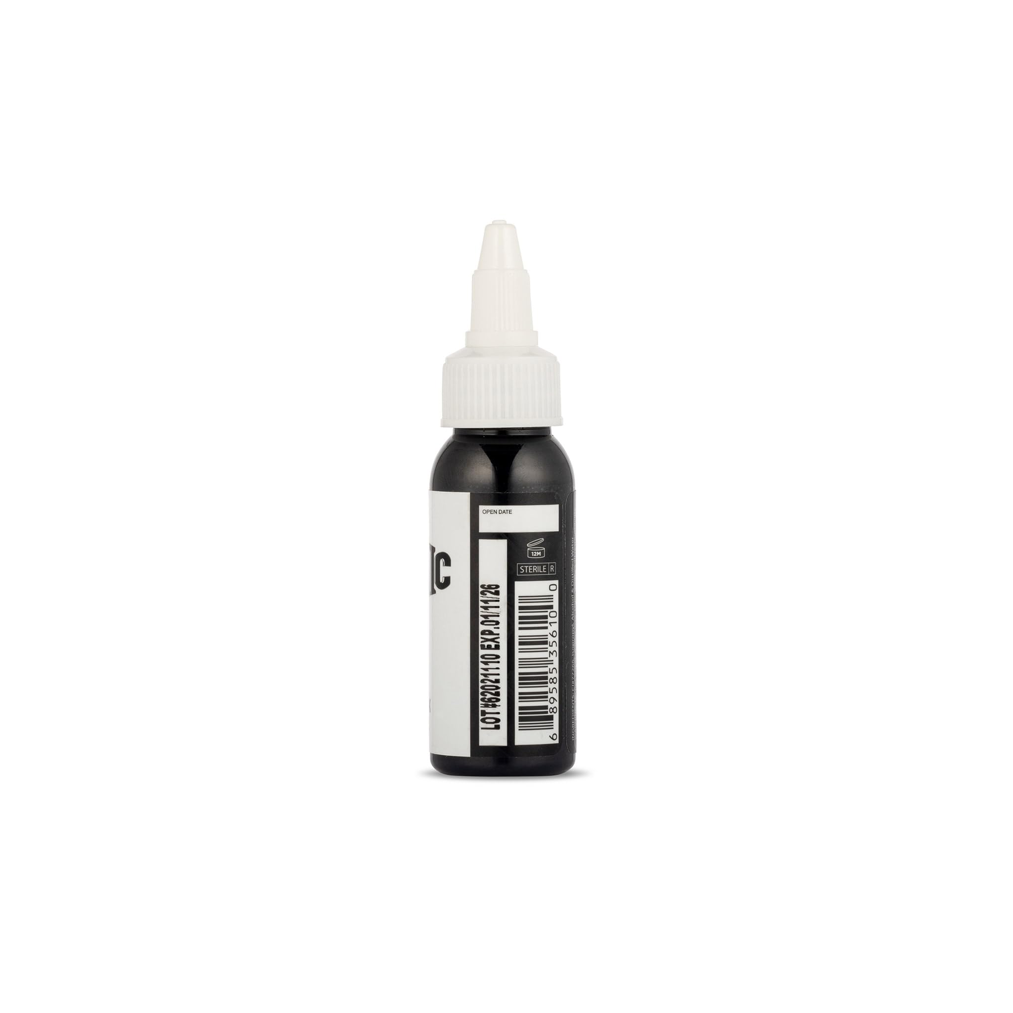 Tinta negra Dynamic Color Co. no testada en animales para arte ético.
