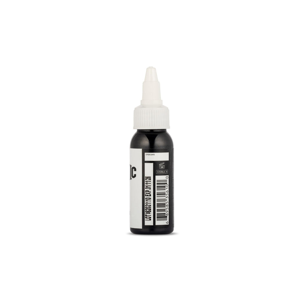 Tinta negra Dynamic Color Co. no testada en animales para arte ético.
