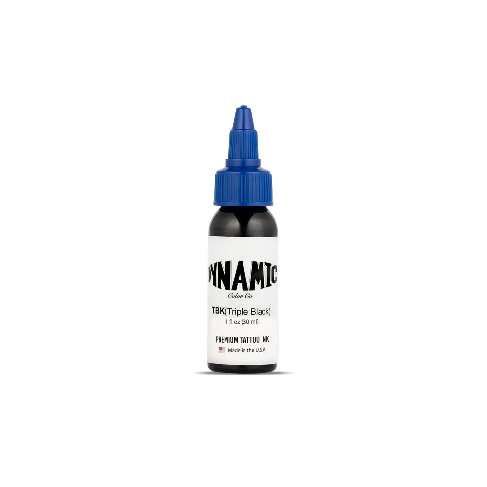 Tinta Dynamic Color Co Negra Triple en botella 1oz para delineado preciso