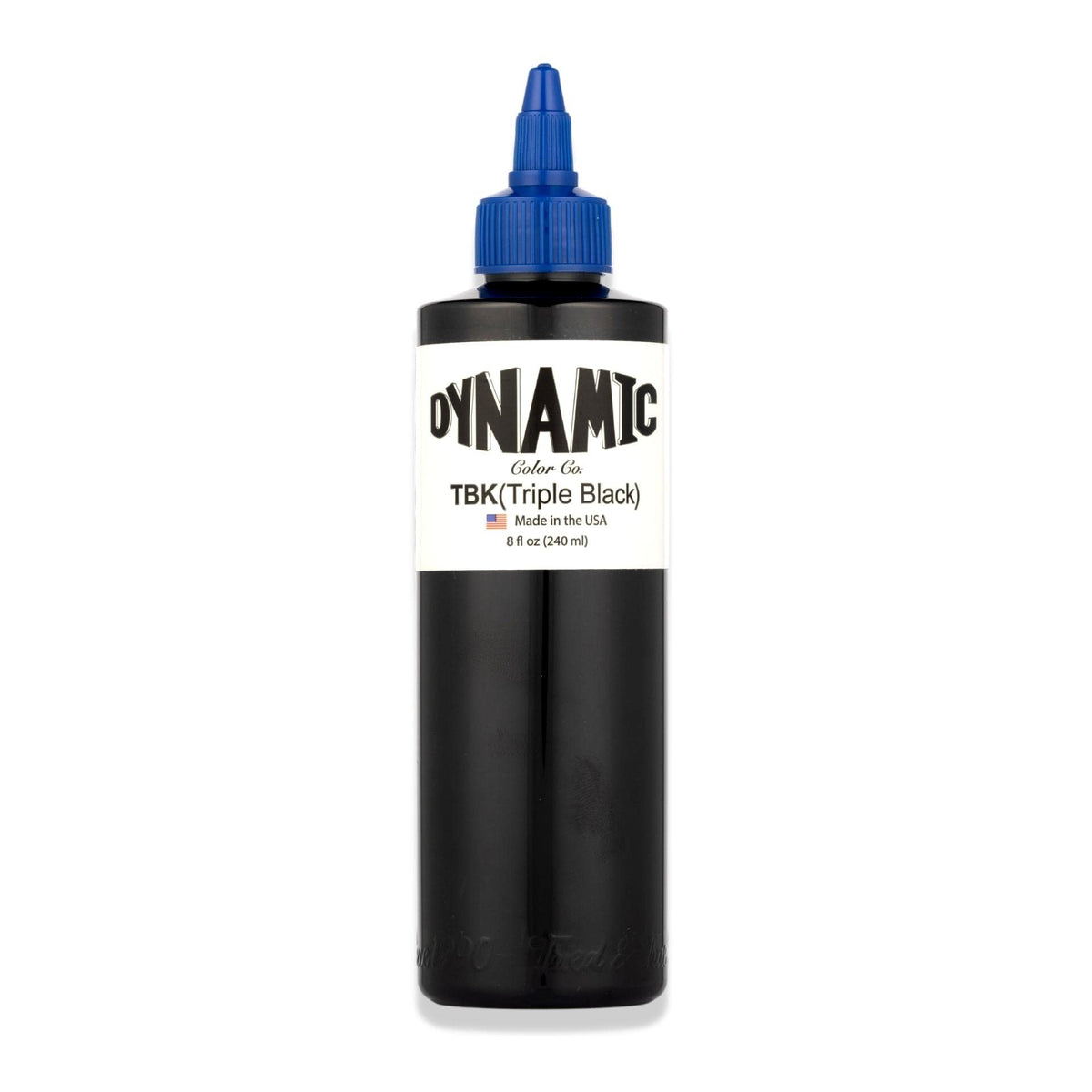Dynamic Color Co Triple Black ink bottle label showing premium packaging for bold lines