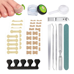 Dynaxor ingrown toenail corrector set with magnifier aids precise applications for at-home care