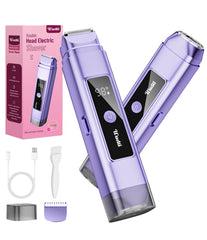 Dynooper bikini trimmer dual-head front view for precise grooming