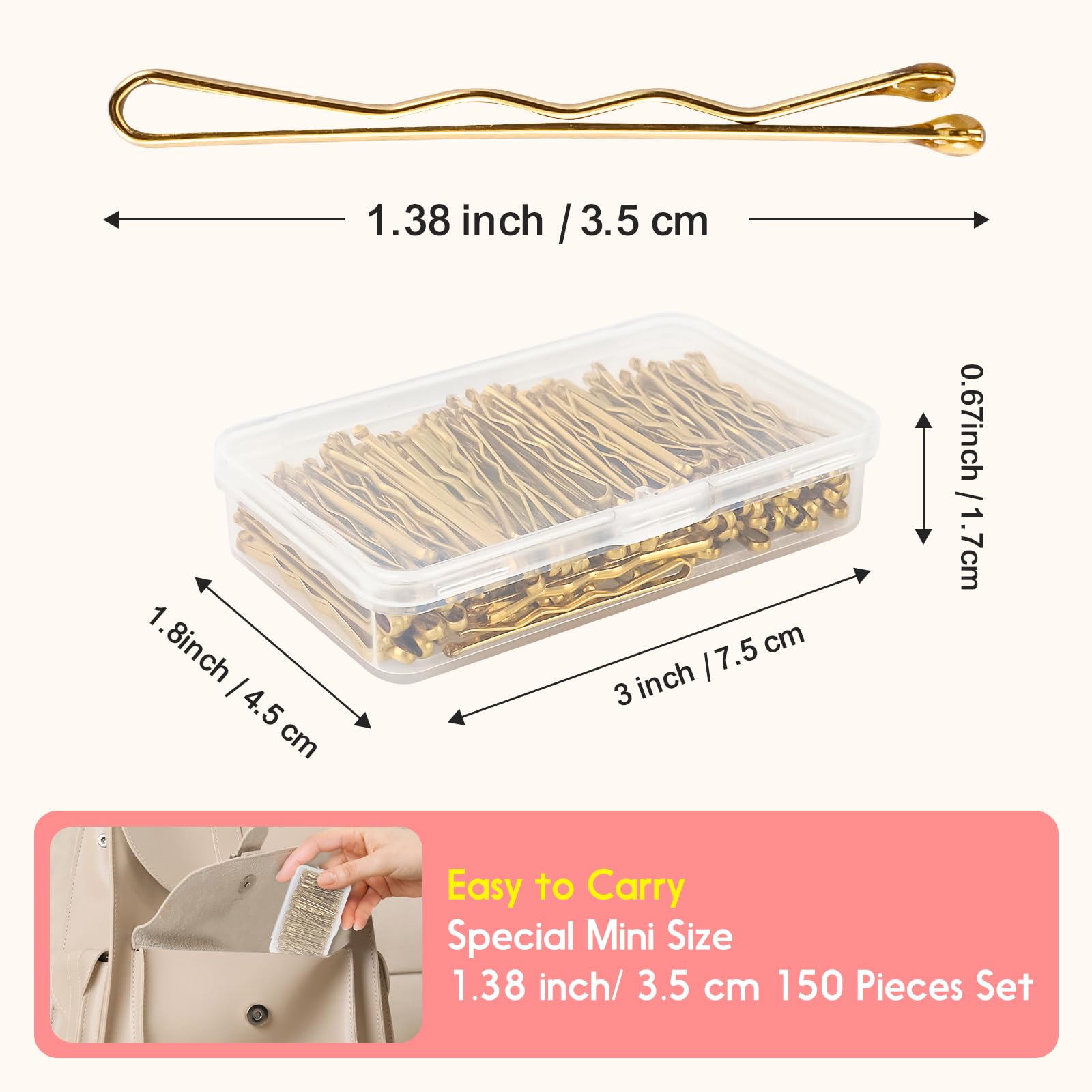 DySaLic clear storage box for easy pin organization.