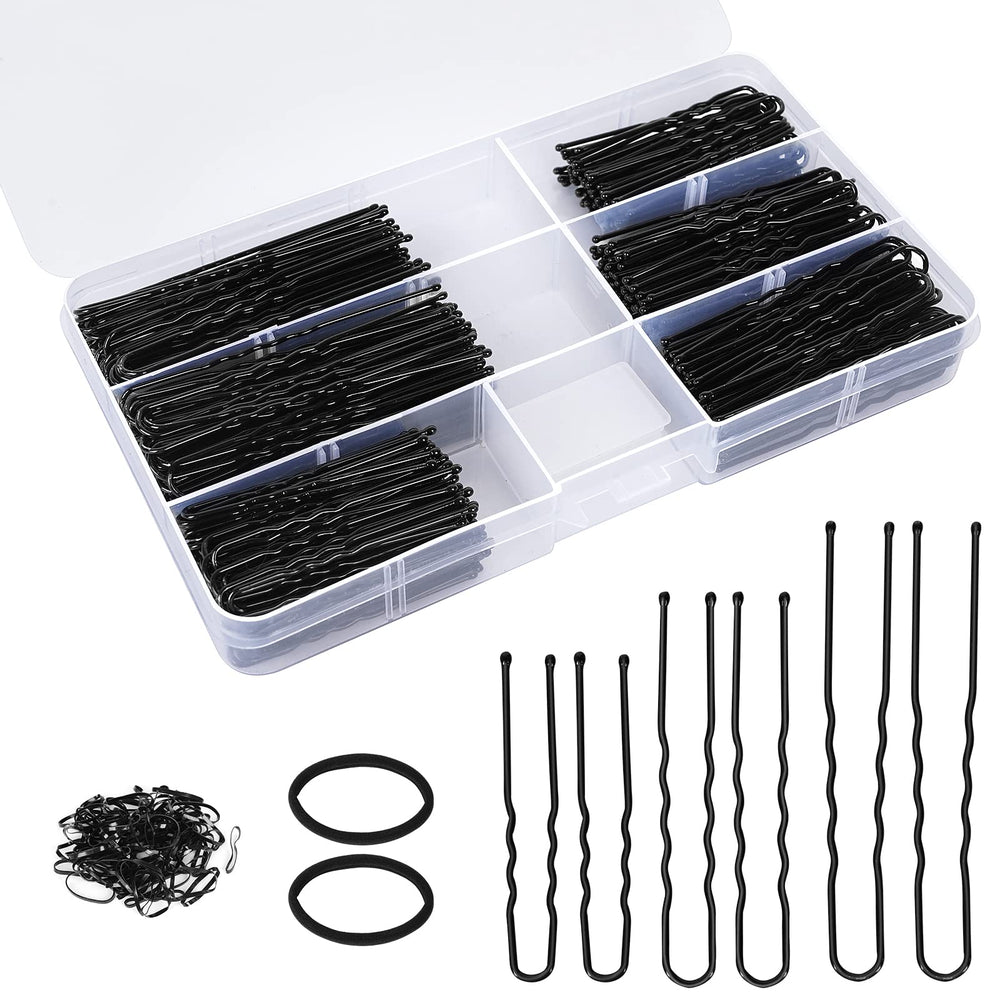 Dysalic U-shape hair pins in 1.96in size for secure updos.