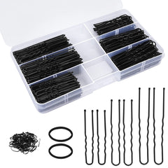 Dysalic U-shape hair pins in 1.96in size for secure updos.