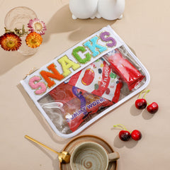 DYSHAYEN nylon clear bag in use for toiletries on the go
