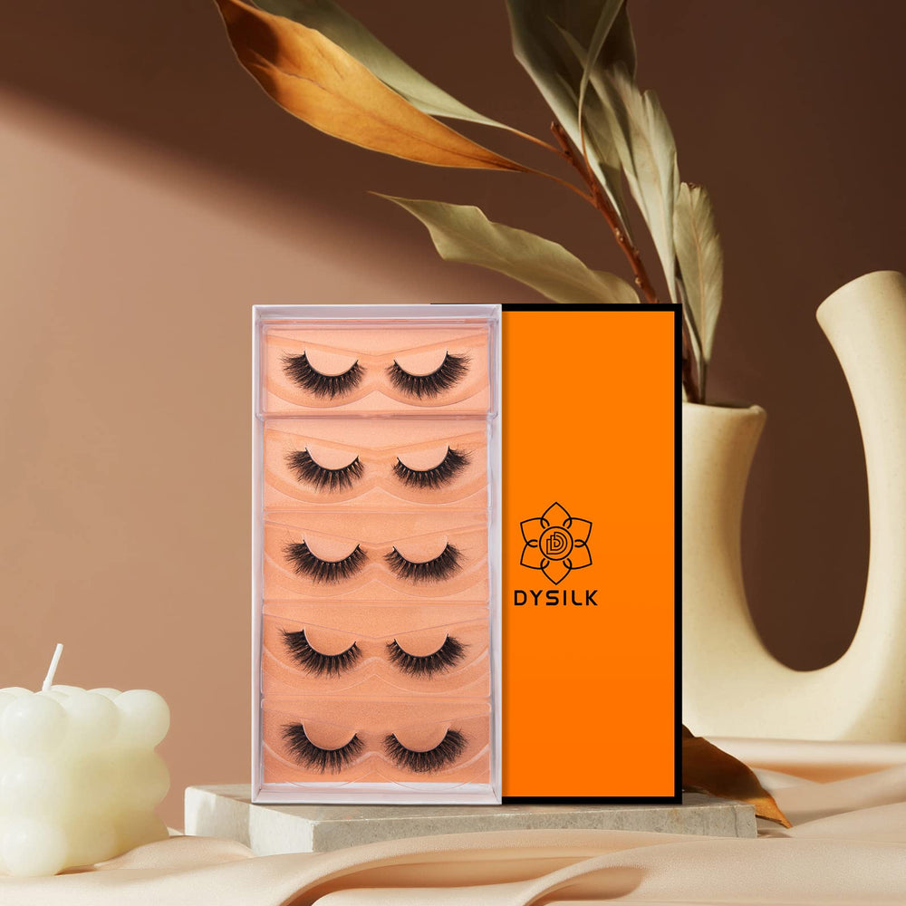 DYSILK lashes compatible with standard lash glue for easy application