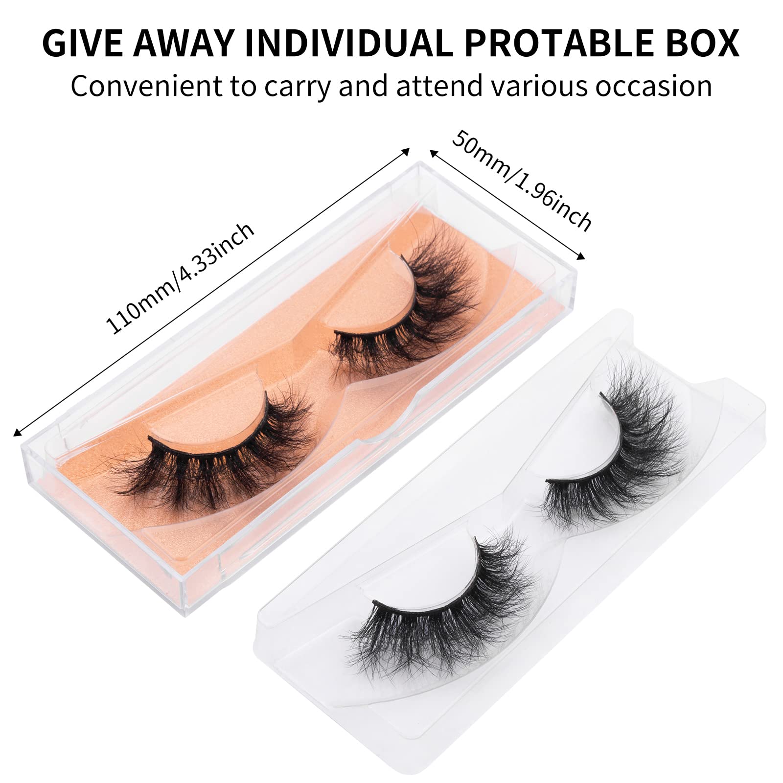 DYSILK cat-eye shape lashes enhance eyes with flattering lift.