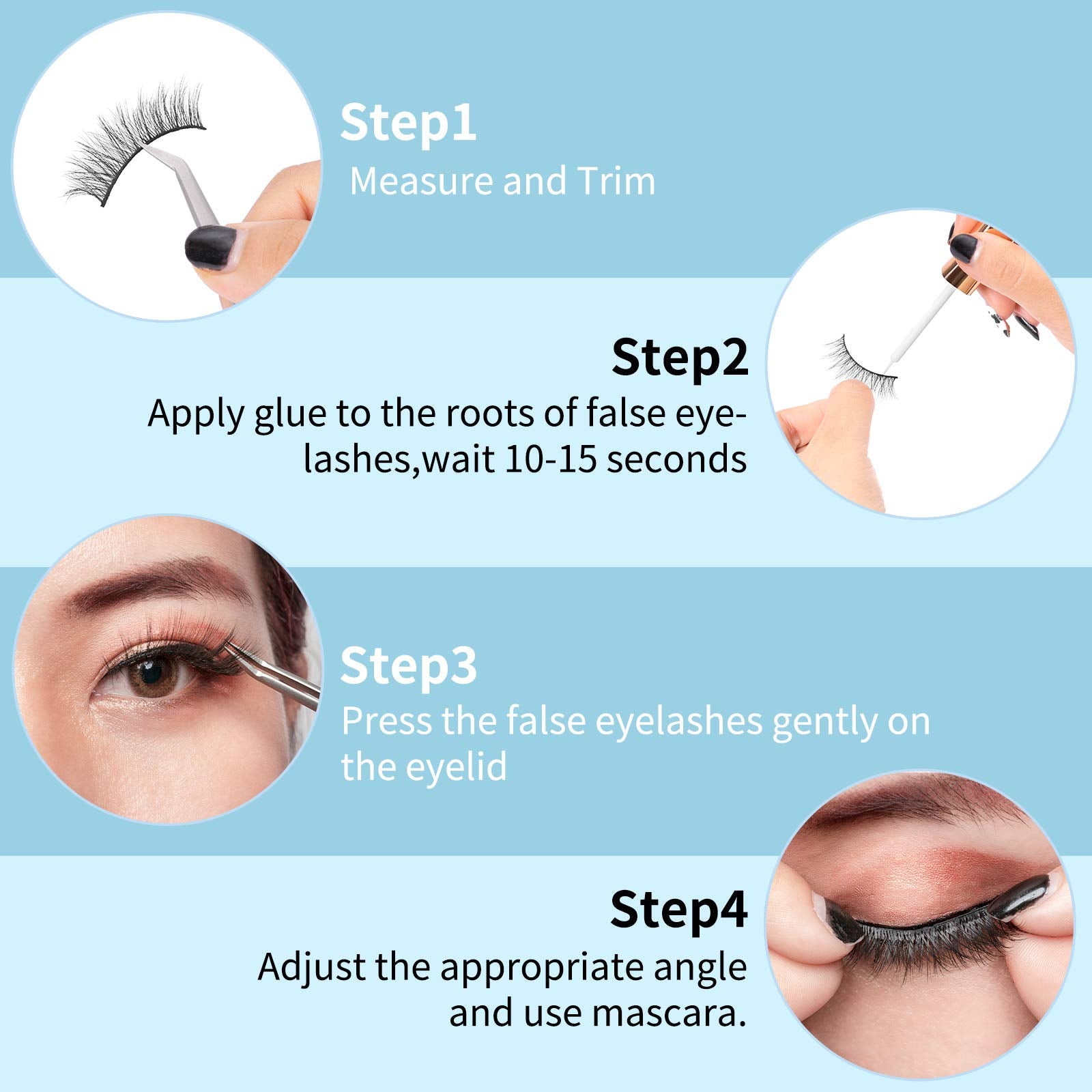 DYSILK stage-show long lashes for performance or costume