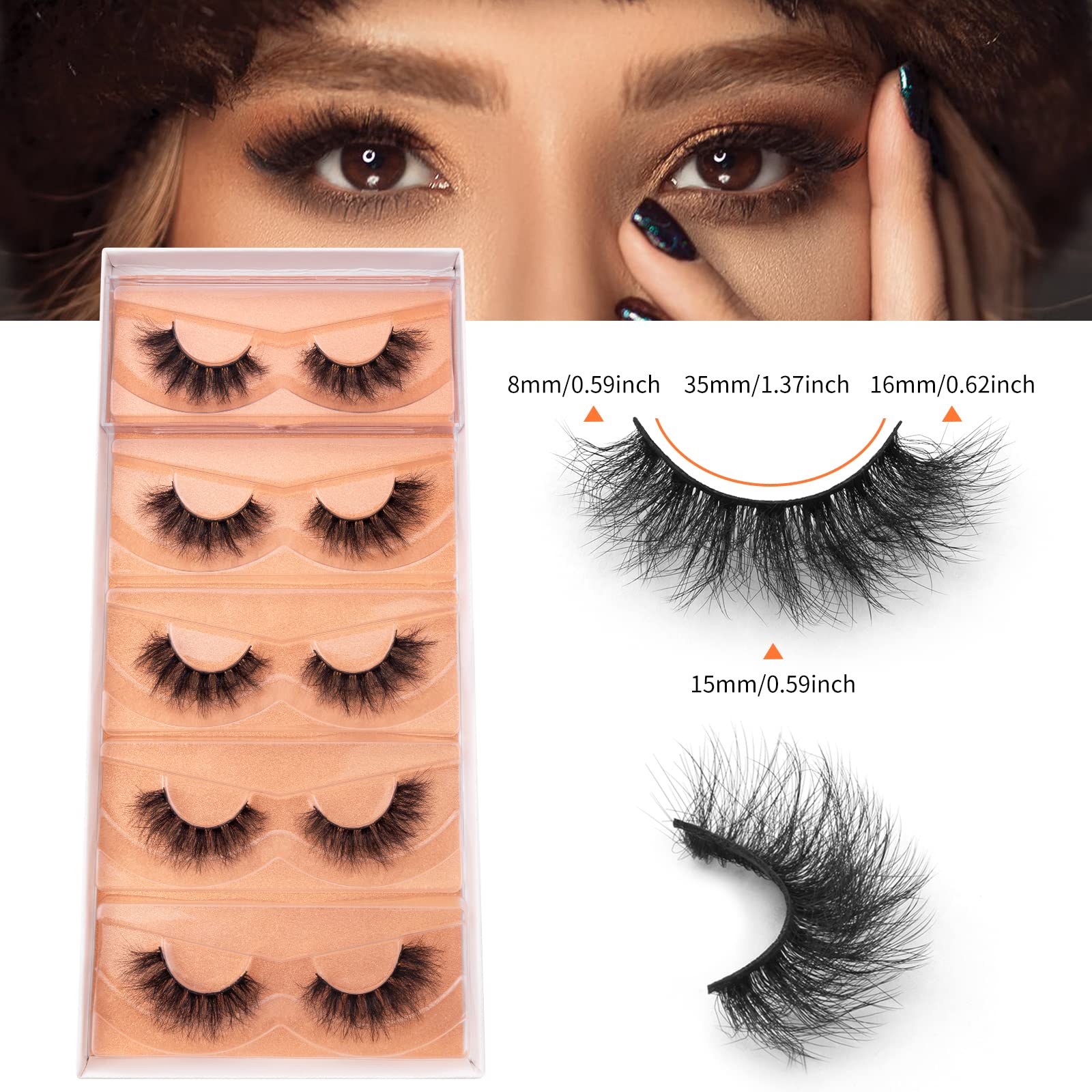 DYSILK wispy look lashes create subtle extensions without heaviness.