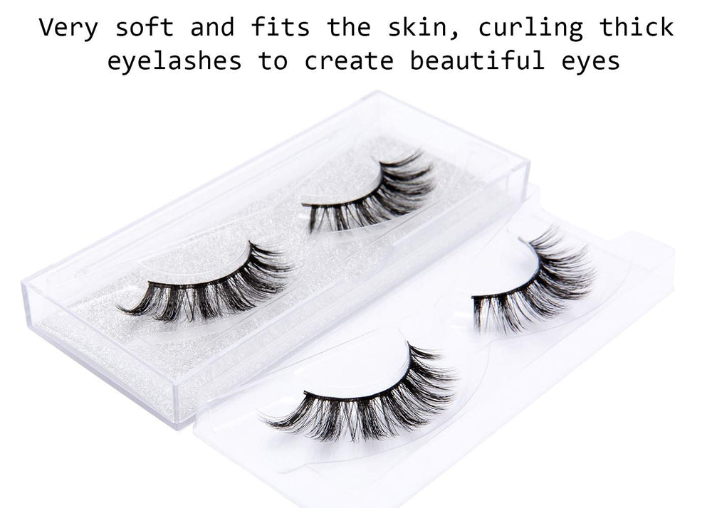 DYSILK long dramatic lashes suited for evening looks and performances.