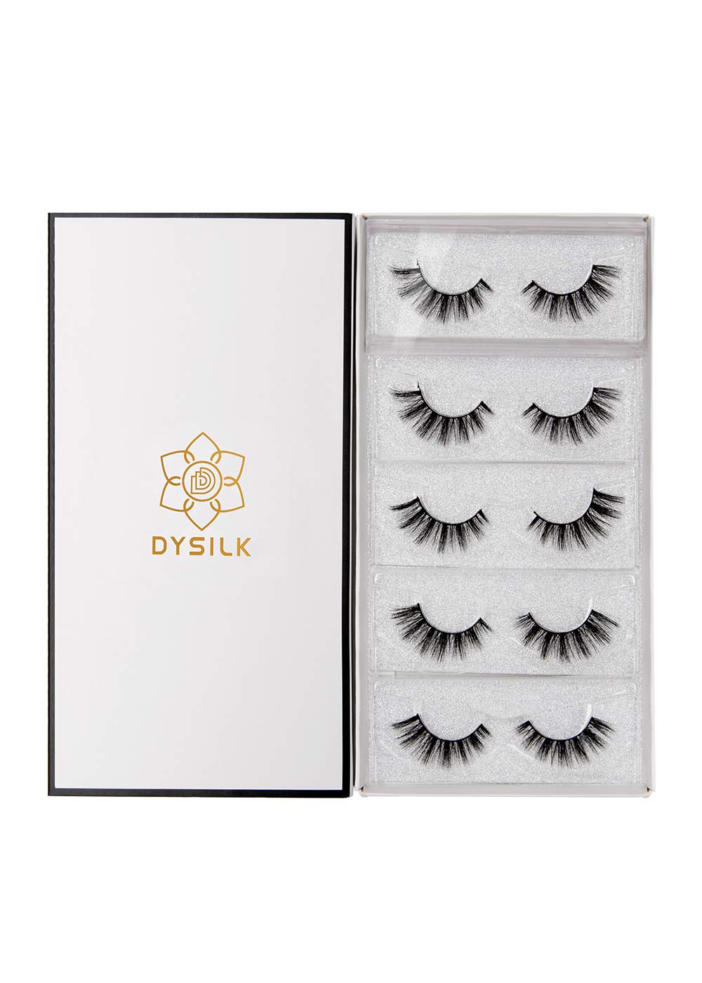 DYSILK reusable lashes up to 15 uses with proper care.