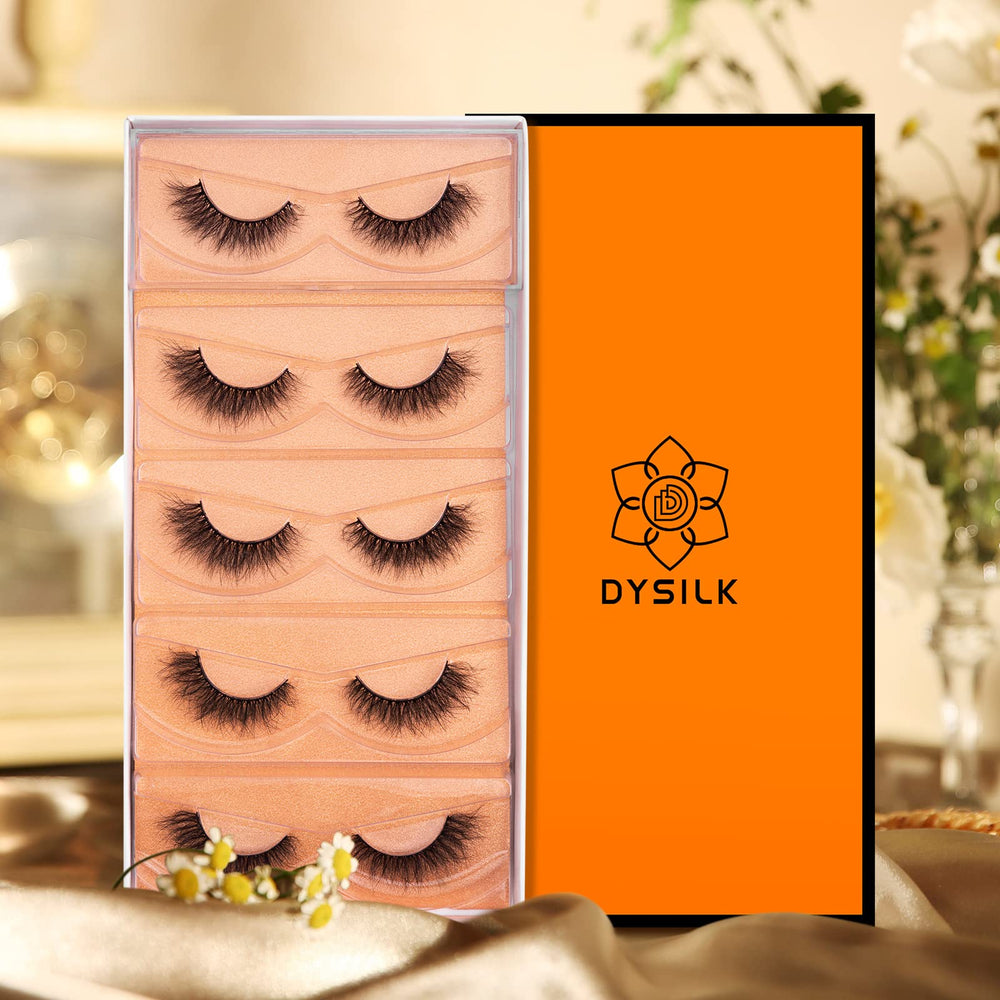 DYSILK Wispy Lashes versatile for daily use and events.