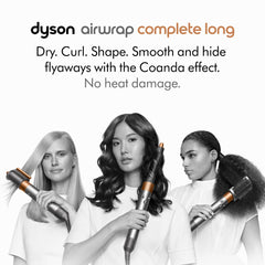 Dyson Airwrap Complete Long powered by the V9 digital motor for fast airflow.