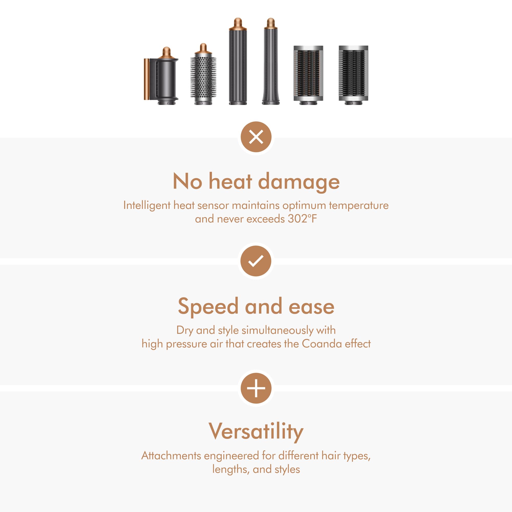 Airwrap's styling shows flyaway control for a neat look.