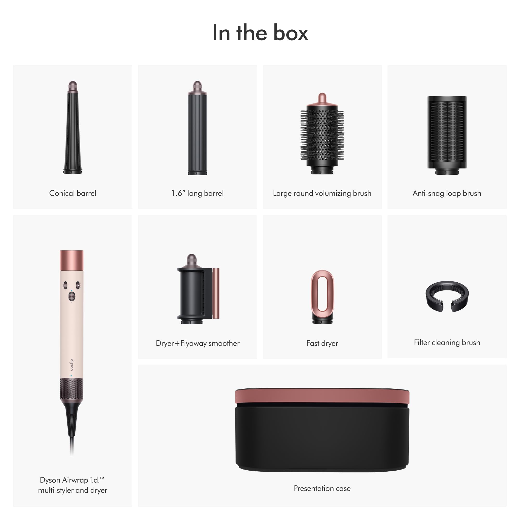 Dyson Airwrap i.d. Coanda technology for controlled styling