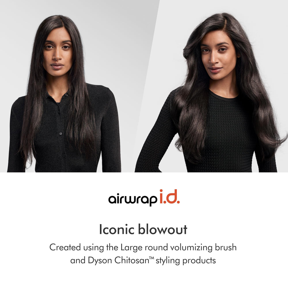 Dyson Airwrap i.d. MyDyson app setup personalizes heat and curl settings.