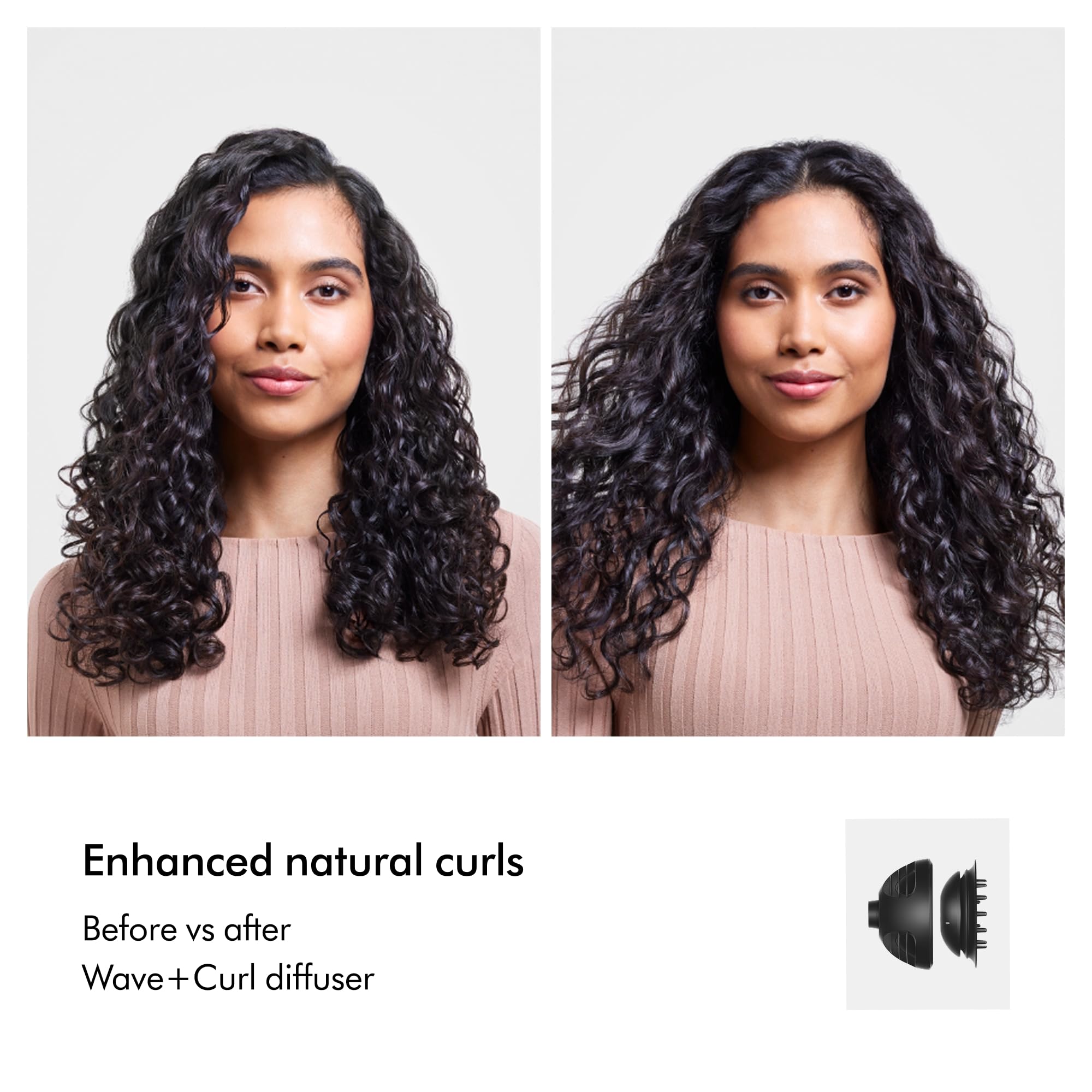 Dyson Supersonic Nural styling concentrator for precise shaping.