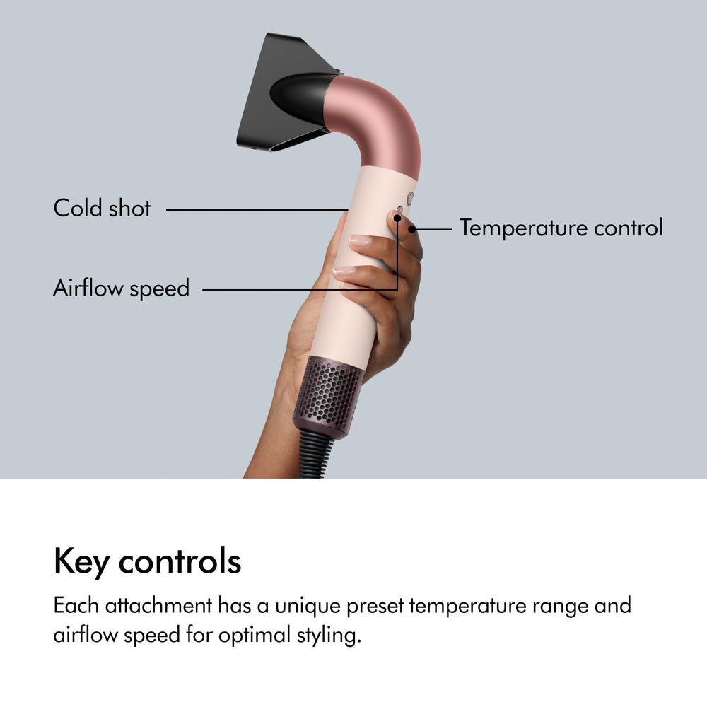 Dyson Supersonic r rose gold finish with sleek styling