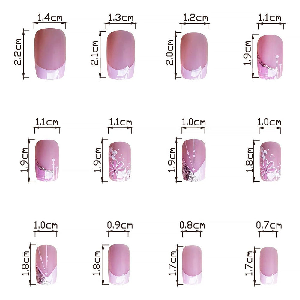 DZPGUONIZ jelly glue stickers provide quick, secure nail adhesion.