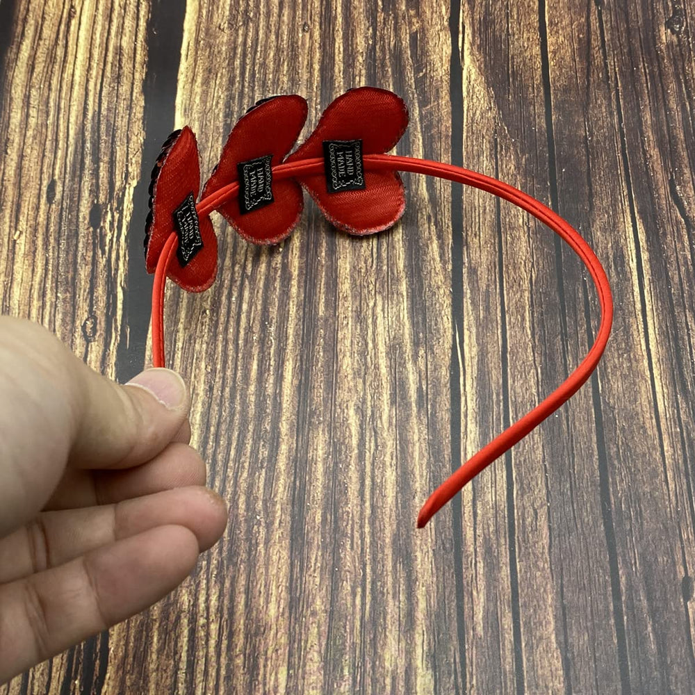 Dzrige diadema cosplay amor rojo, perfecto para disfraces