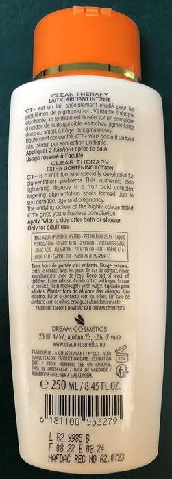 Conjunto jabón y suero de E de B CT+ Terapia Clara para cuidado diario suave