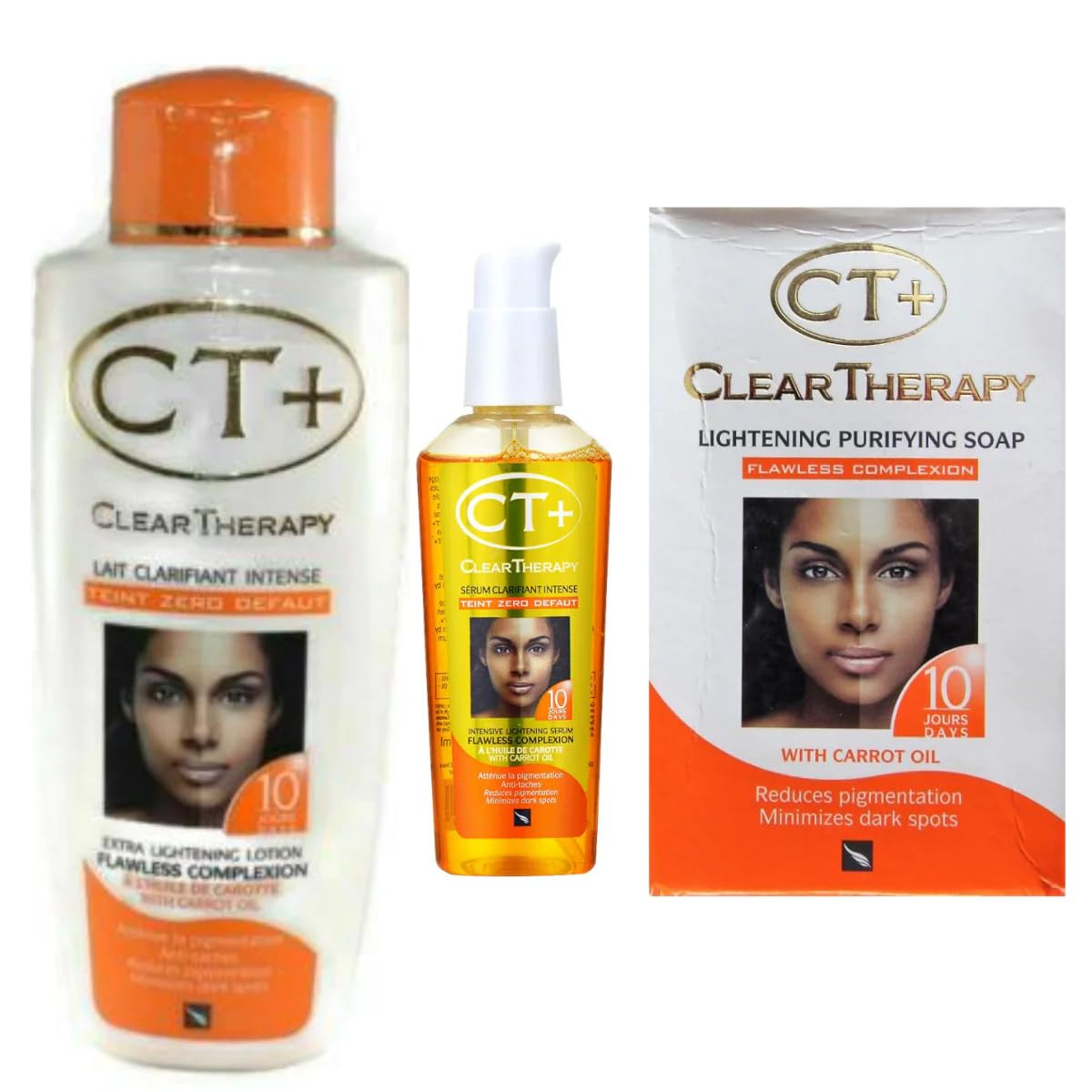 E de B CT+ Terapia Clara loción, para uso diario suave