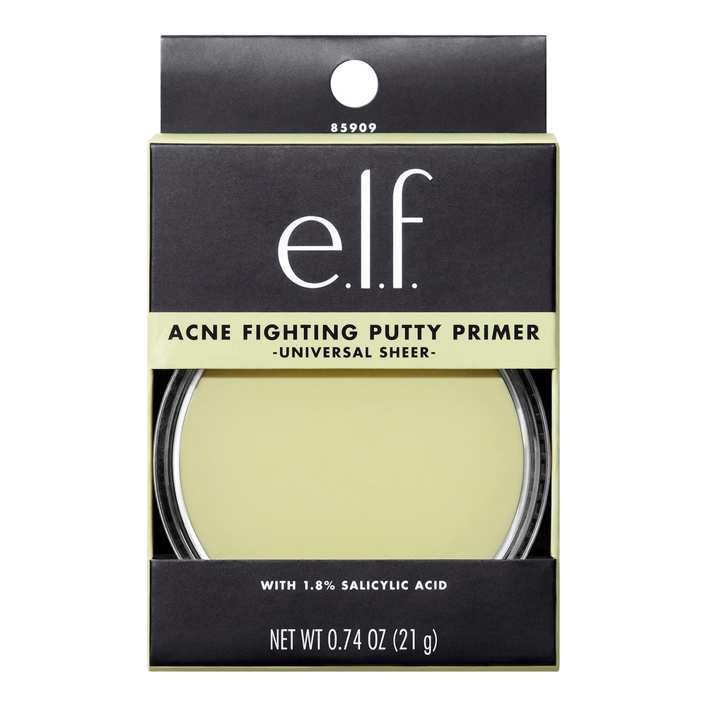 e.l.f. Acne Fighting Putty Primer, piel propensa a acné, reduce imperfecciones visibles