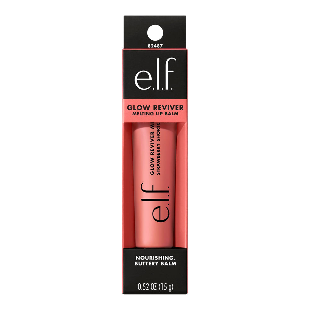 e.l.f. Glow Reviver tono durazno, color suave y labios jugosos.