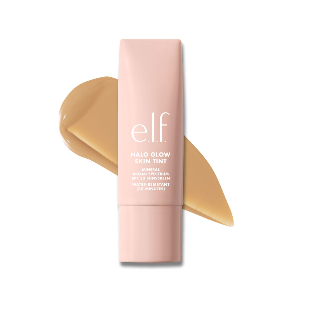 Empaque elegante de e.l.f. Halo Glow para un aspecto premium.