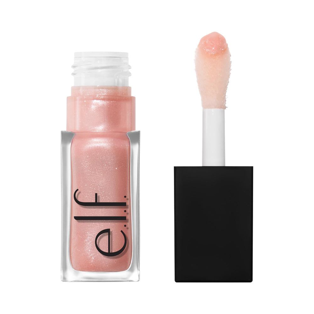 e.l.f Glow Reviver Aceite Labial, aplicador grande para aplicación suave y uniforme.