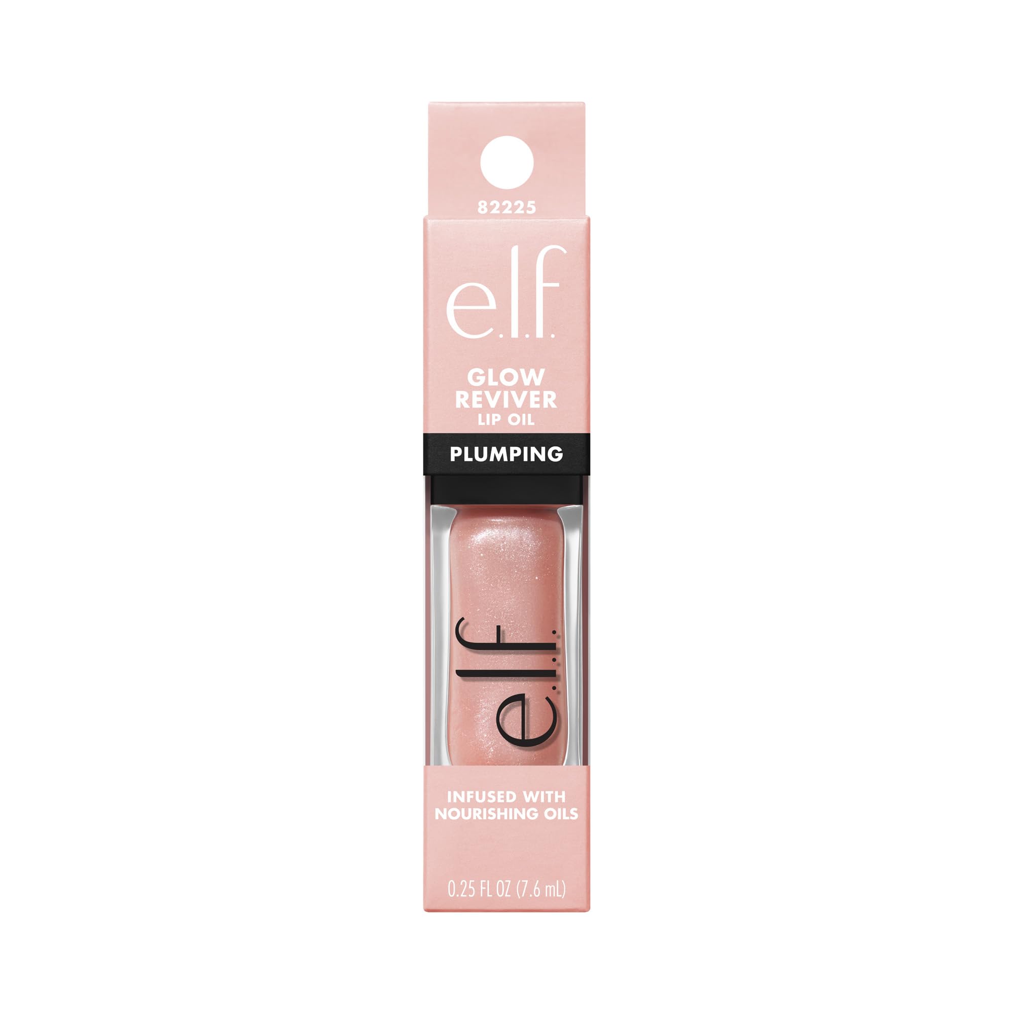 e.l.f Glow Reviver Aceite Labial, aroma menta para sensación fresca.