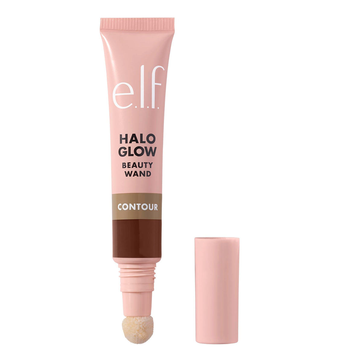 Halo Glow Contour de e.l.f. con aplicador cojin para definición natural.