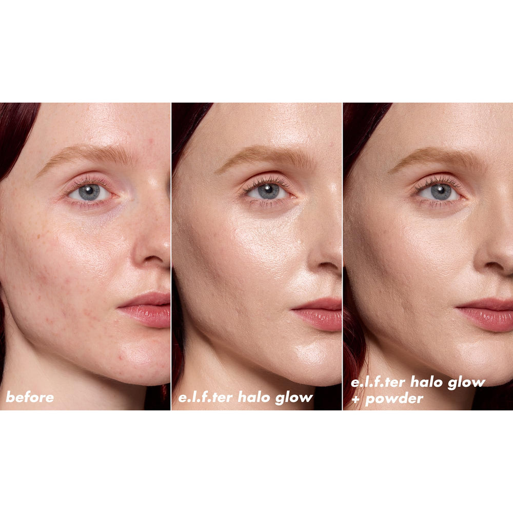 Halo Glow Powder de e.l.f. tono neutro frío para piel clara